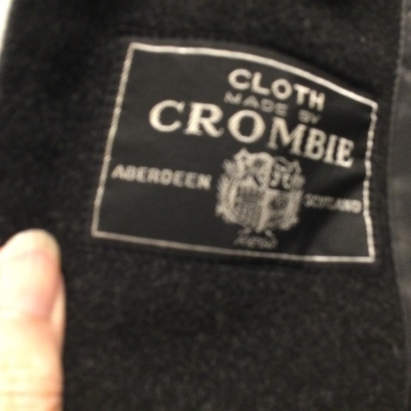 Finest Quality From Scotland BLACK  Crombie Coat - Picture 7 of 13